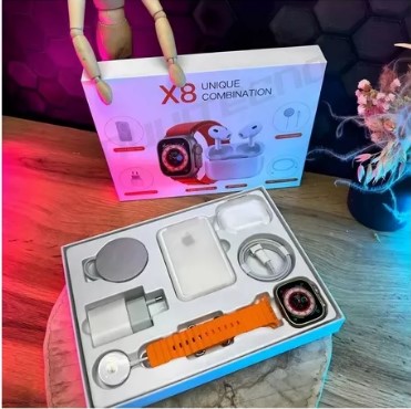 RELOJ Y AUDIFONOS COMBO X8
